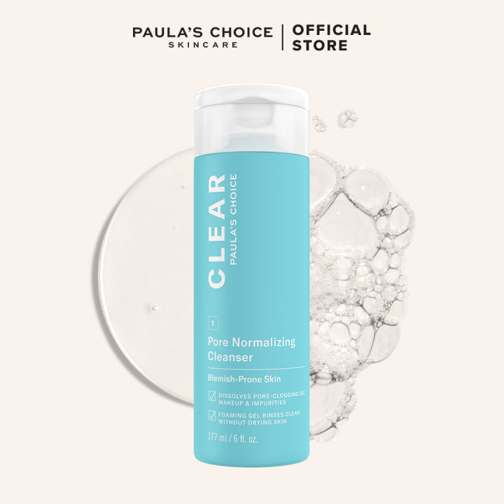 Paulas Choice Clear Acne Pore Normalizing Cleanser Lazada