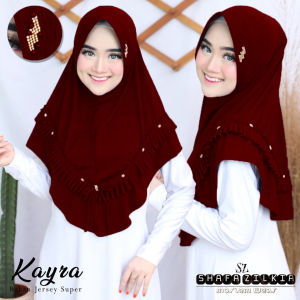 Hijab Instan Kayra Kekinian Terbaru 2021 / Hijab Instan Jersey / Hijab Instan Bergo Pet / Jilbab Instan Dewasa Ibu Ibu / Kerudung Instan Terbaru Kekinian