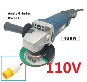 Industrial Angle Grinder 110/220V Polishing Grinding Cutting Machine Grinding Wheel Power Tools 950W HS-3018 {SG Store}