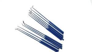 Neuro Micro Ring Curette with blade 3mm/4mm/6mm Pituitary Malleable spatula Microneuro  Instruments