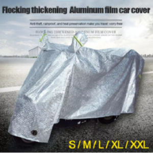 ผ้าคลุมรถมอเตอร์ไซค์ บิ๊กไบค์ จักยาน กันน้ำ กันแดด กันฝุ่น สีดำ Motorbike Waterproof Cover Protector Case Cover Rain Protection Breathable