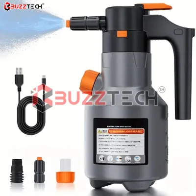 BuzzTech 2L Professional Electric Foam Sprayer Motorized Portable Snow Foam Car Wash Sprayer Bubble