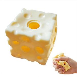 DIMEL Squeeze Toy Cheese Ball Skin Soft TPR Flexible DIY Pressure Ball Kit Reusable Handmade DIY Empty Ball Skin Adults Beginners