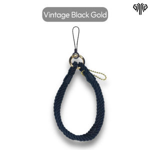Gawung Tali Gantungan Hp Aesthetic Vintage Korea Phone Strap Charm Classic Gelang Hp Hitam HPVINE