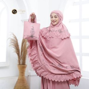- Mukena Dewasa Azzura Renda mewah Laser Plong Corneli Katun Premium Terbaru