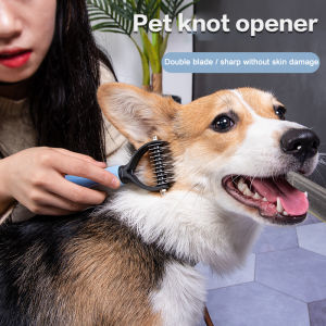 Effective Hair Knot Brush: A Multi-Purpose Pet Brush for Dog & Cat Fur Untangled Comb