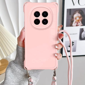 New Casing Honor 200 Smart Honor X9C Smart X9b X9a X9 X8 X7C 5G 4G Four Corners Drop-proof Fully Wrapped Design Soft Silicone Phone Case with Adjustable Slanting Neck Lanyard Back Strap