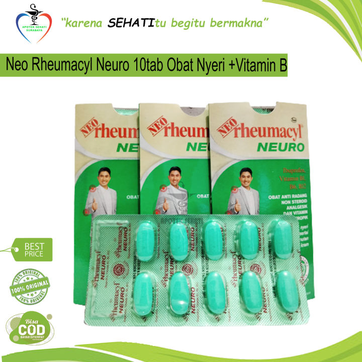 NEO RHEUMACYL NEURO 10 TABLET OBAT NYERI KRAM KESEMUTAN