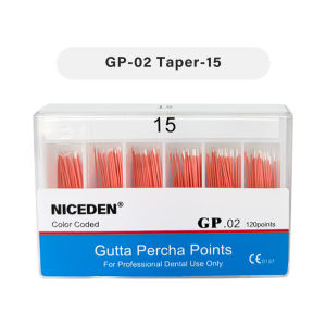 1 hộp nha khoa điền Vật liệu côn 02 04 06 GP thấm giấy điểm PP nha khoa gutta percha điểm