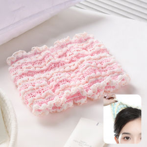 Mesh Microfiber Headband for Women Facial Clean Headbands Elastic No-Slip Head Wrap for Shower Face Washing & Makeup Application