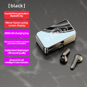 ♥ SFREE Shipping+Readystock ♥S20 Mirror wireless headphones Bluetooth earbuds Earphone With Mic Waterproof Touch LED Stereo Audio Earbuds Headset