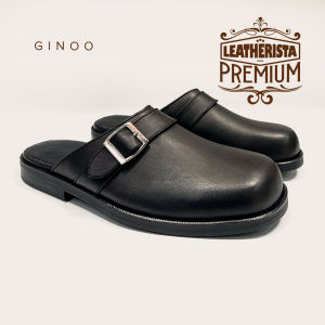 Leatherista Ginoo ( Full Grain Leather Mules Clogs Shoes for Men )