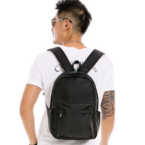 XINRAN zJ Lightweight waterproof mens backpack leisure travel backpack small solid color mens bag 9368-B