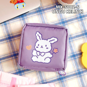 Dompet Pembalut Pouch Mini Tissue Makeup Wanita Anti Air Serbaguna Travelsize Bahan Tebal MX-5002