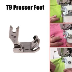 T9 Universal Presser Foot with Adjustable Folding Edge Wrapping and Curling is suitable for Flat Sewing Machine Accessorie