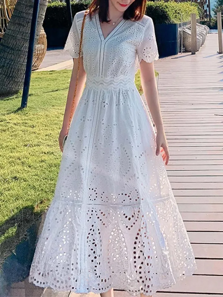 white silk dress long sleeve V-Neck Short long sleeves upload-20220520 ZAPAKA Women Black Work SIZE:ONESIZE 4-18