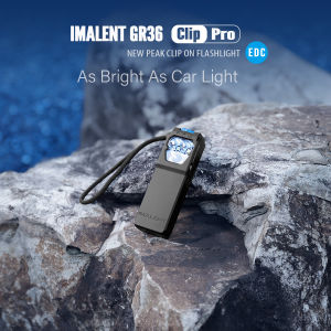 Super Bright IMALENT GR36 LED Flashlight rechargeable Flashlights super light heavy duty waterproof strong light long range powerful spotlight 2800 lumens Outdoor camping hiking lamps led flashlight with power bank