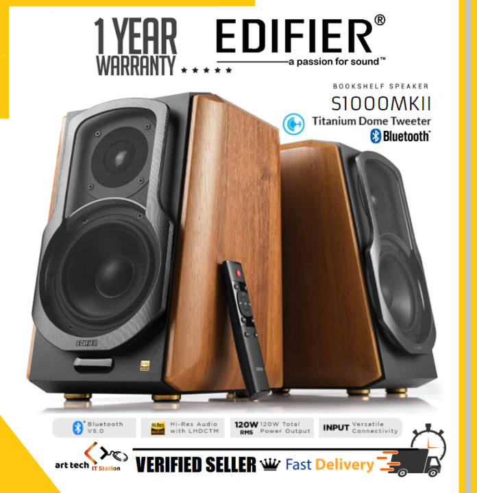 Sistema Audio 2.0 Edifier S1000MKII Altoparlanti Da Scaffale Attivi ...