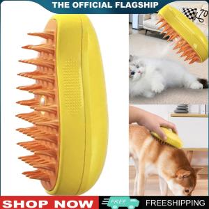 [ZENLEA6]High-Performance Electric Pet Grooming Brush for Cats 3-in-1 Shedding Dematting and Fur Maintenance Tool in Red