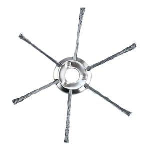 Lightweight Stainless Steel Trimmer Head Suitable For Battery Grass Cutters Easy Assembly Durable Lawn Maintenance Gear