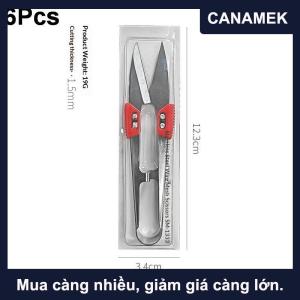 【CANAMEK】 3 6 cái kéo sợi chữ U kéo cắt sợi thép không gỉ Kéo cắt may kéo thêu chữ thập kéo cắt