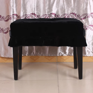 Pleuche Piano Bench Cover Piano Stool Cover Universal Piano Stool Chair Protective Cover Slipcover