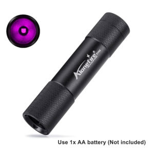 Alonefire SV69 365nm UV LED Black Light Mini Flashlight Cat Tinea Pet Urine Stain Marker Leakage Ore Money Scorpion Fluorescent Detection Torch