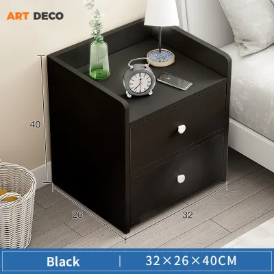 Bedside Table Side Table With Drawer Locker Meja Kecil Storage Cabinet Side Table Bedroom Nightstand Rack Kecil Tepi Katil Almari Sisi Katil