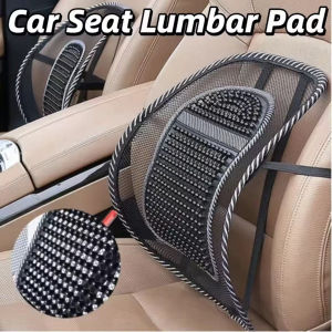 Car Back Seat Massage Cushion Pad for Lumbar Support and Comfort