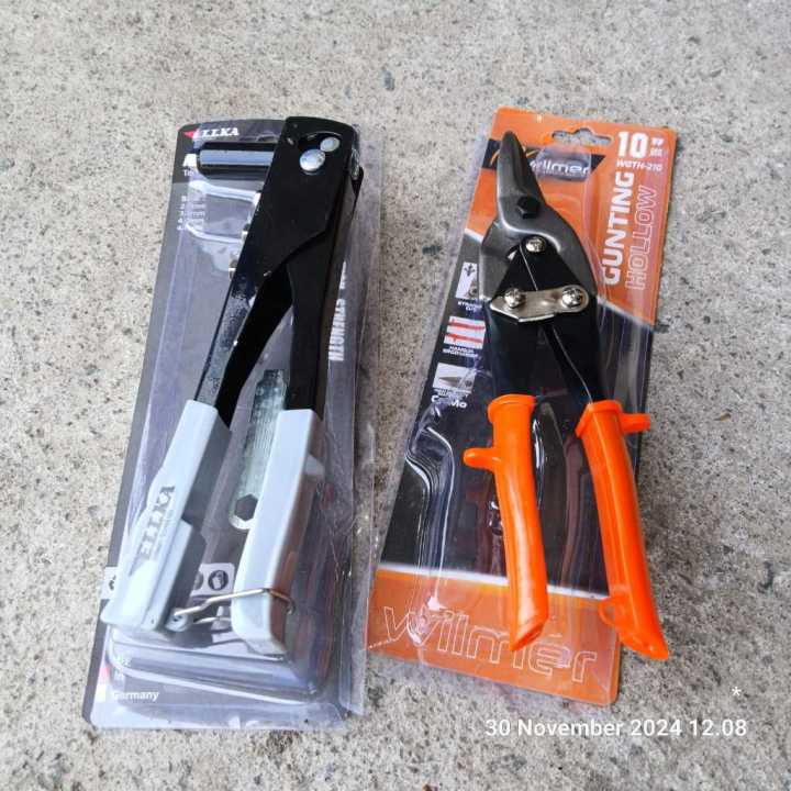 PAKET BAJA RINGAN.! TANG RIVET + Gunting Besi Holo Seng CRV Aviation ...