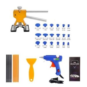 Professional Car Dent Repair Kit 18-Piece Suction Cup Dent Puller Auto Body Repair Tools Vehicle Dent Removal Automotive Maintenance Set