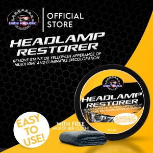 Gabs 60ml Headlight restorer and headlight scratch remover car headlight for yellowish car headlight headlight polisher