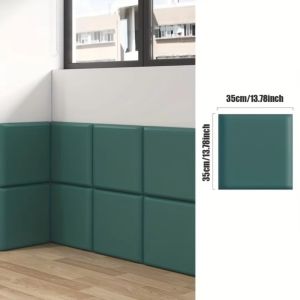 NOBLELYN Soft Cushion Soft Wall Panels Anti-Collision Design Self-Adhesive Anti-Collision Wall Panels High Quality Morden Style Bed Headboard Stickers Bedroom
