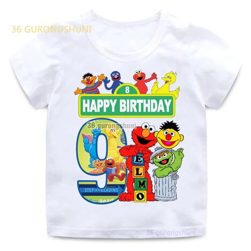sesame street birthday shirts toddlers