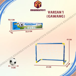 Mainan Anak Gawang Sepak Bola dan Ring Basket 2in1 football dan basketball