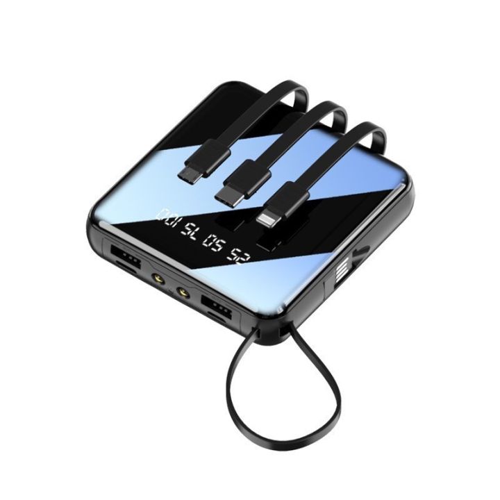 🇸🇬 [READY STOCK] Mini Power Bank 20000mAh Fast Charging with 4in1 ...