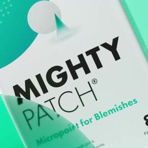 Mighty Patch Hero Cosmetics Micropoint ™ Large Hydrocolloid Pimple Patches for Face Blemishes Acne Stickers for Early Stage Zits & Hidden Pimples 1385 Proprietary Micropoints 6 Count