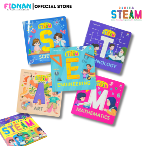 Buku Cerita STEAM | Science Technology Engineering Arts and Mathematics | Buku Edukasi Anak