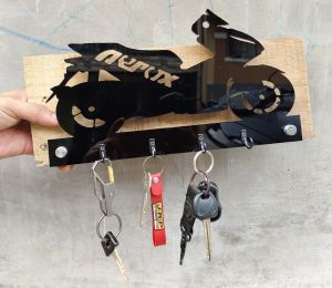 key holder aerox/3mm acrylic laser cut