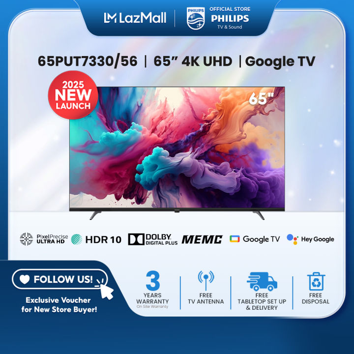 ONLINE EXCLUSIVE] 2025 NEW LAUNCH PHILIPS 4K UHD LED 65