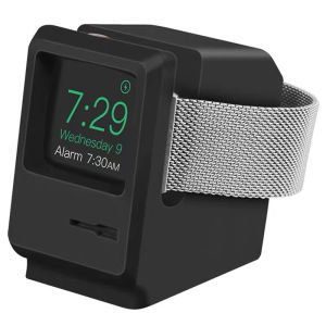 Silicone Charge Stand Holder Station Dock compatible with Apple Watch Ultra 2 49mm band iwatch Series 9 8 7 6 5 4 SE 2 Charger Dock watch acceccories(not include the watch or the charging cabel)
