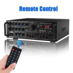 COD Sunbuck Audio Amplifier Bluetooth EQ Karaoke FM Radio 4 Mikrofon 2000W - AS-336BU