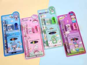 STUDY CRAYON SET PAKET ALAT TULIS MEREK BENEFIT NO.7011 1 PAK