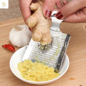 【Hot Sale】Creative Stainless Steel Ginger Grinder Manual Wasabi Grinding Tool Garlic Grater Crusher Mashed Potato Graters Presser Kitchen Accessories
