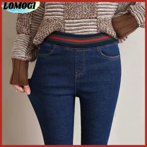 Quần Bò S-5xl Cho Nữ Quần Legging Dáng Dài Cạp Cao Dáng Bút Chì Mặc Thường Ngày