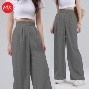 MK CASUAL PANTS WOMEN Eloise Straight Cut Wide Legs Women Pants SELUAR PALAZO WANITA [P7/025]