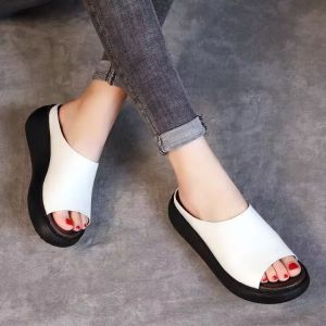 Free Shipping WomenS Sandals 2024 New Style Plus Size Thick-Soled Casual Roman-Style For Outdoor Wear Available In Stock