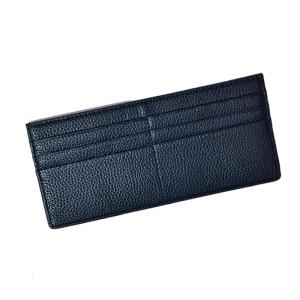 Luxury Textured PU Slim Wallet With Zippers Compartment And Dedicated Window Fashion Organizer For Professionals