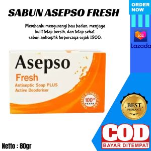 Sabun Asepso - Asepso Sabun Gatal - Sabun Asepso Fresh - Sabun Asepso 80gr Obat Gatal - Sabun Asepso Khusus Jerawat