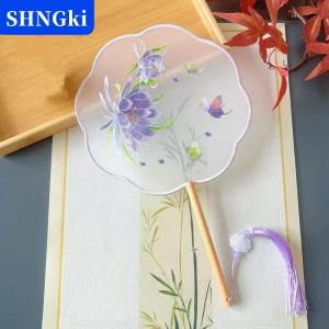 [COD] 🔥🔥🔥SHNGki Hoa Thêu Lụa Vòng Fan Retro Handmade Mái Chèo Cho Phụ Nữ Truyền Thống Ăn Mặc Bên Và Theo Chủ Đề Đạo Cụ Ảnh
